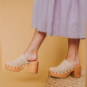 Free People Claudia Clogs size 8 NWOT